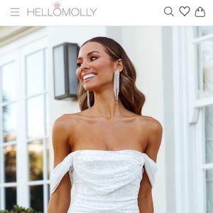 Hello Molly Frequent the Club Dress - white